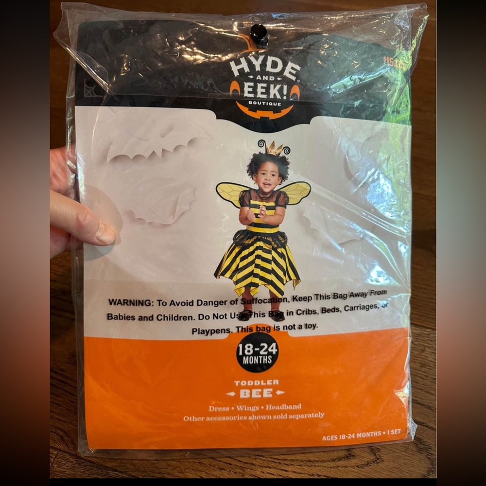 Bee costume 18-24 months